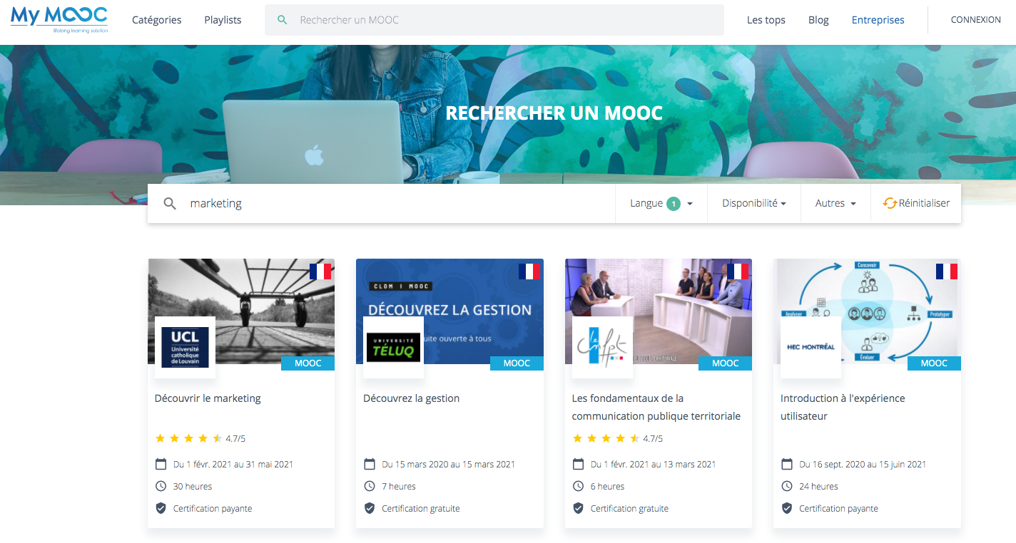 obtenez votre certificat en marketing digital éligible au cpf et boostez vos compétences professionnelles. suivez une formation adaptée à vos besoins pour maîtriser les outils digitaux essentiels et propulser votre carrière dans le monde numérique.