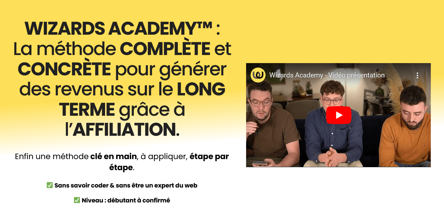 découvrez les meilleures stratégies d'affiliation à travers nos vidéos informatives. apprenez comment maximiser vos revenus en ligne grâce à des astuces et des conseils pratiques. ne manquez pas nos tutos exclusifs pour devenir un expert en affiliation.